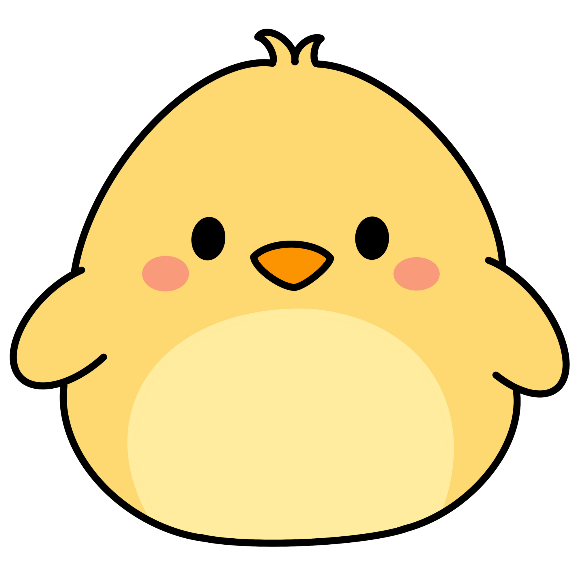 Baby Chick Kawaii Plushie Cross-Stitch Pattern